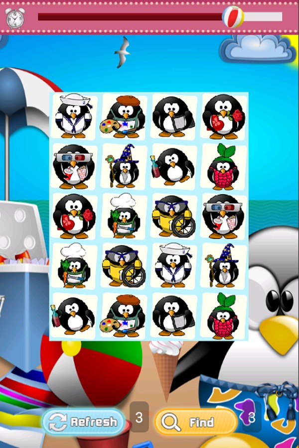 Penguin Buddies Matching Game截图1