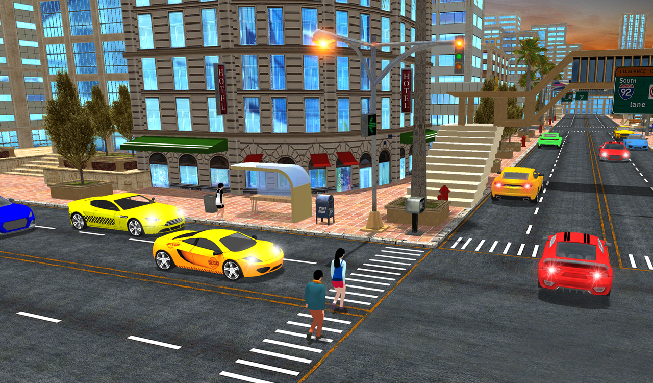 Crazy Taxi Cab Games截图3