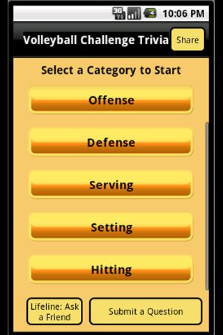Volleyball Challenge Trivia截图1