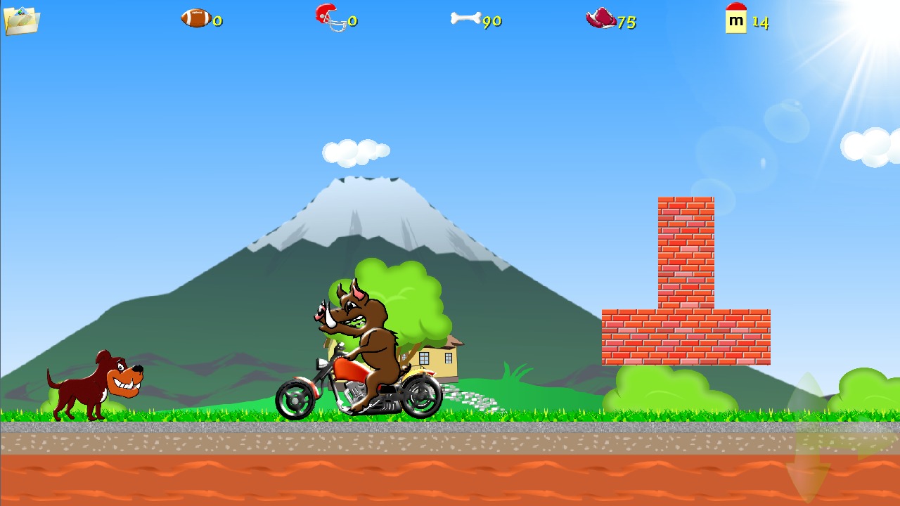 Dog rush – action runner截图2