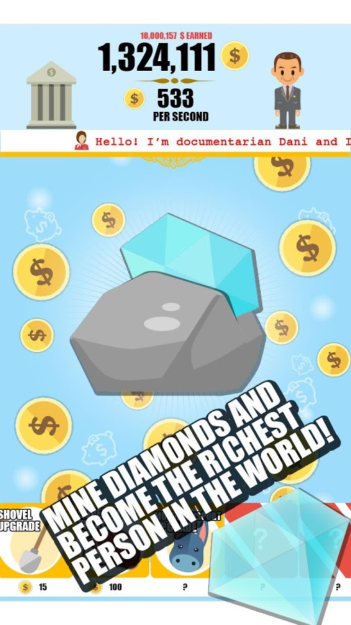 Diamond Miner - Clicker Empire截图5