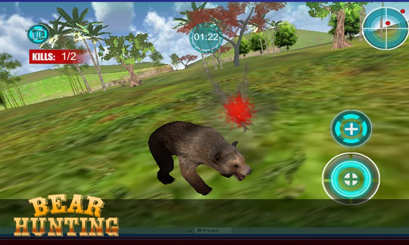 Angry Bear Attack: Sniper Hunt截图2