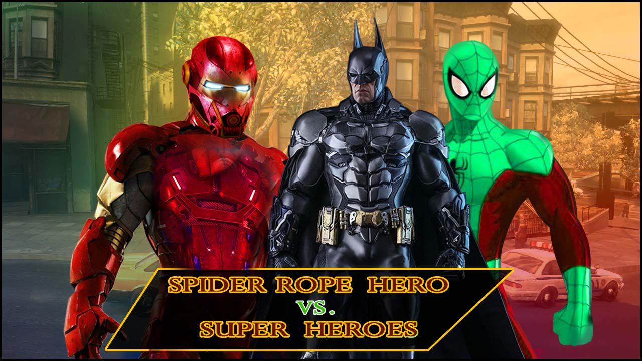 Spider Rope Hero VS Super Heroes : Superhero Games截图5