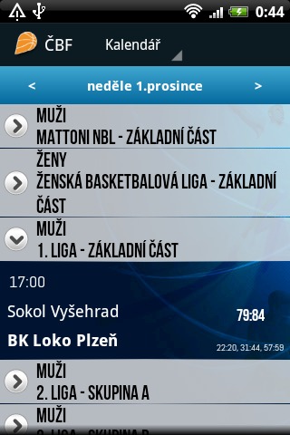 CBF - Czech basketball mobile截图5