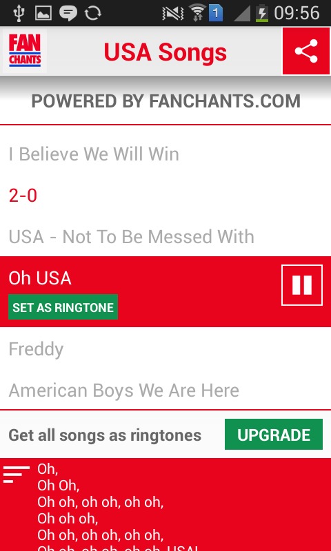 USA! USA! World Cup 2014 Songs截图4