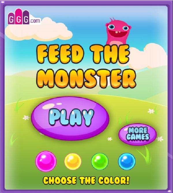 Feed Cute Monster Game截图1