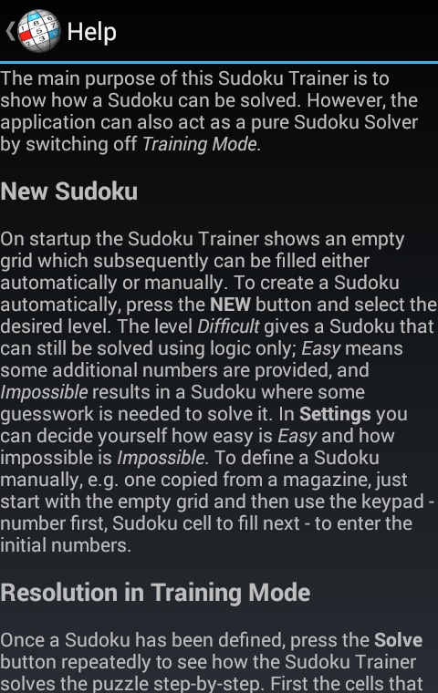 Sudoku Trainer Solver截图4