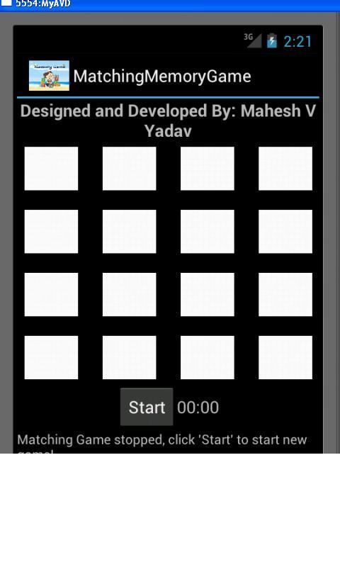 Matching Cards Memory Game截图1
