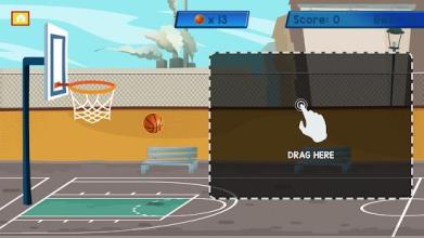 Dunk Basketball shot截图1