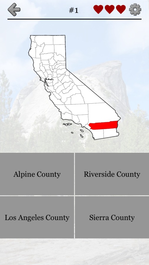 California Counties - Quiz截图5