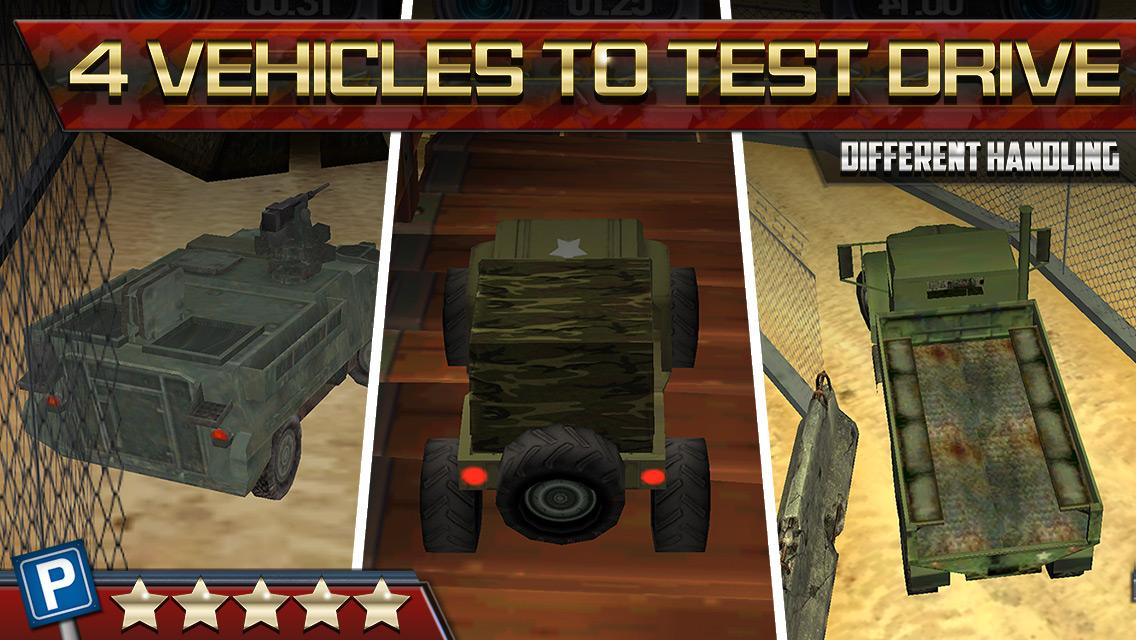 Army Tank 3D Real Parking Game截图2