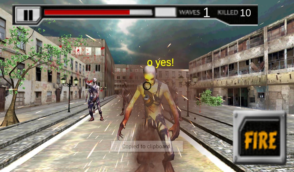 Zombie Street Road Killer 3D截图1