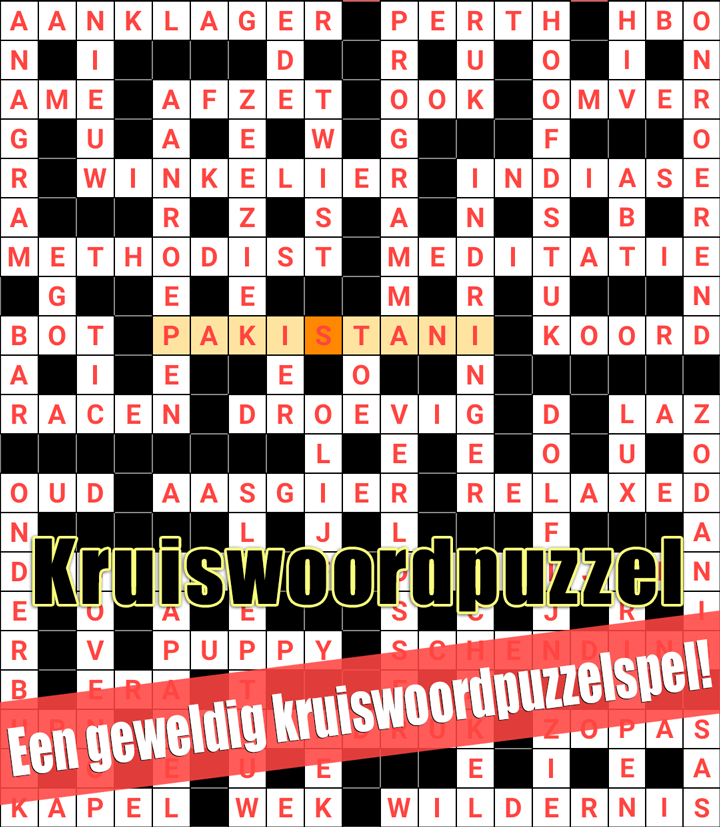 Kruiswoordpuzzel Nederlands 2018截图2