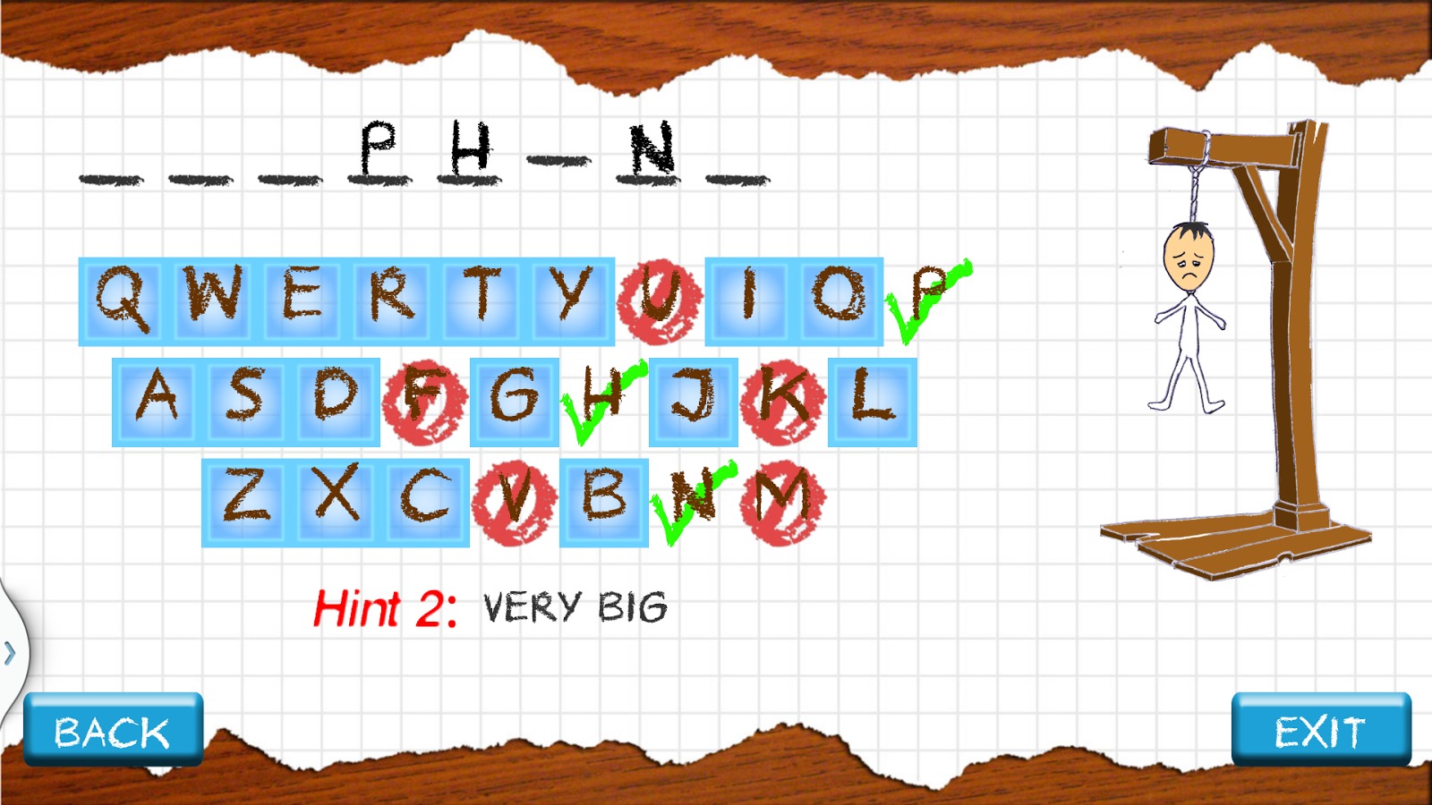 Best Hangman Free -Two Player截图5