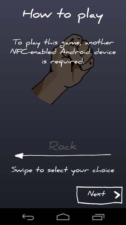 RPSLizardSpock NFC截图2
