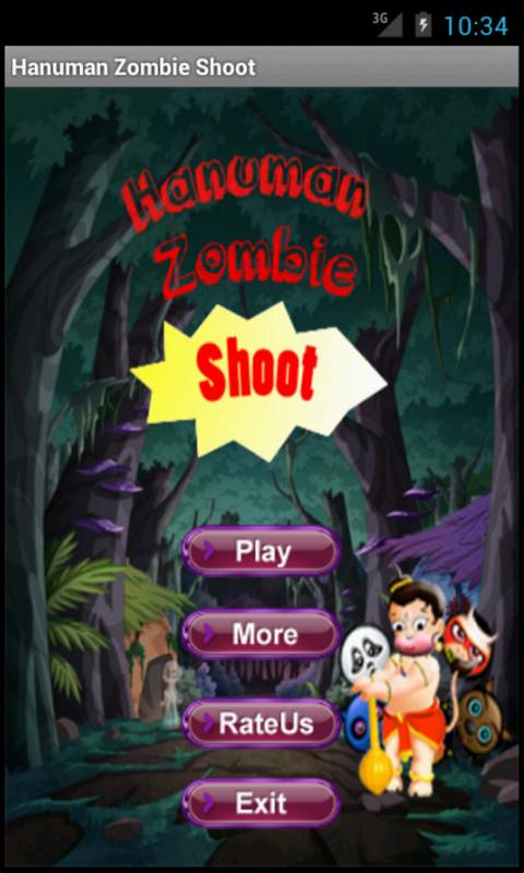 Hanuman Zombie Shoot截图1