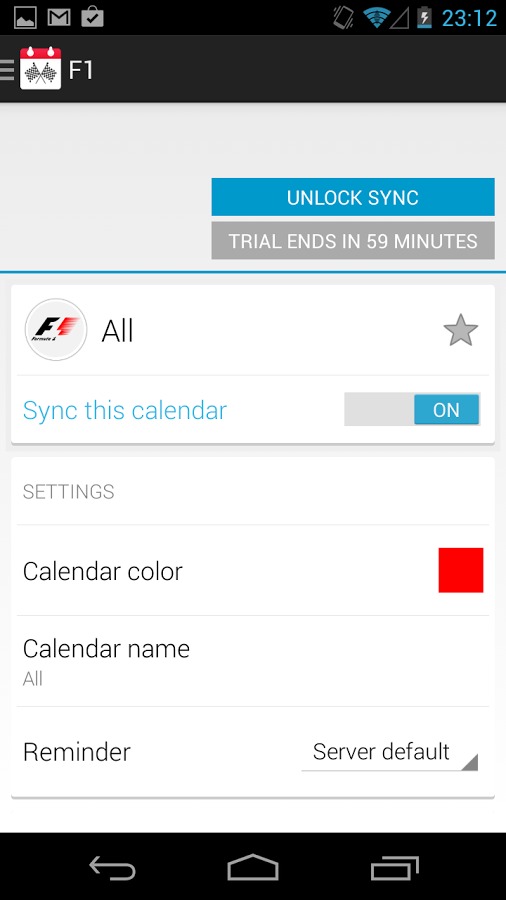 Formula 2014 Race Calendar截图3