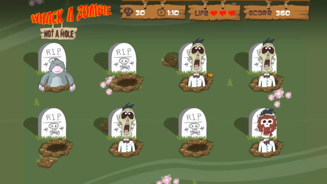 Whack A Zombie Not A Mole-Lite截图2