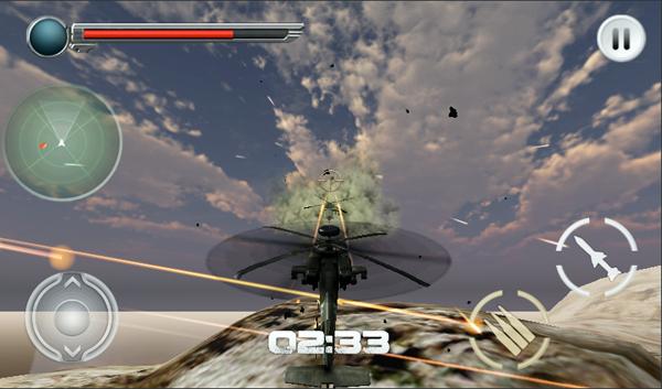 Modern Helicopter Tank War 3D截图5