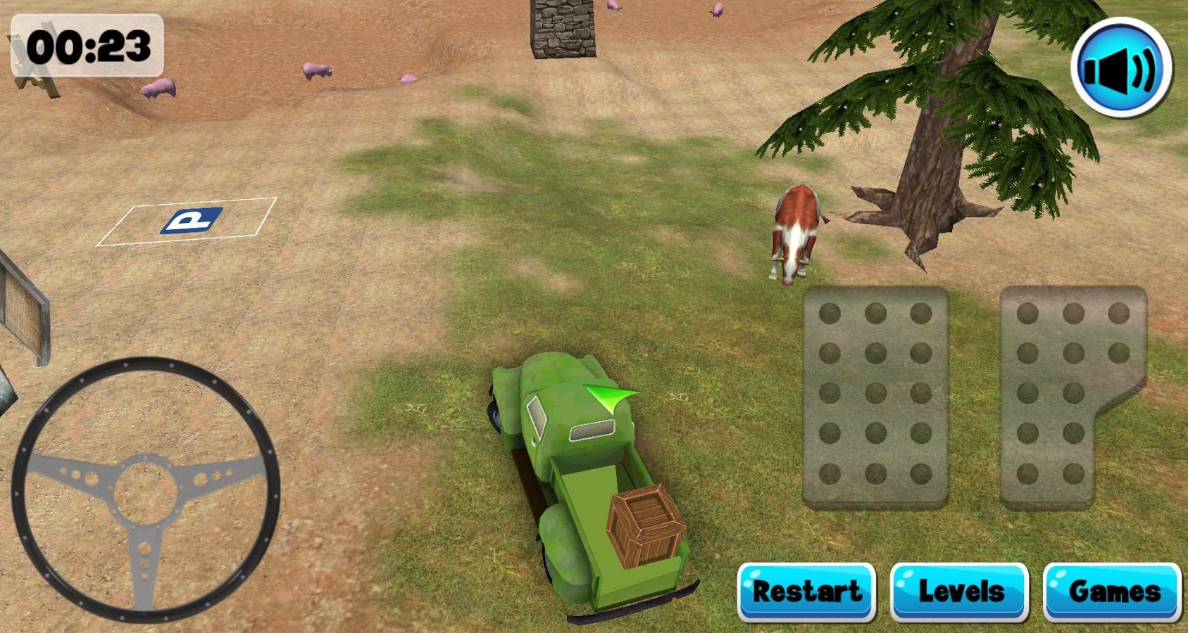 Kansas Cargo Truck 3D截图4