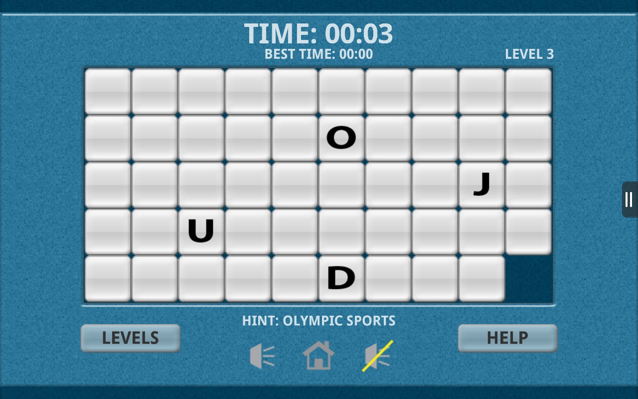 Olympic Sports Word Slide Free截图3