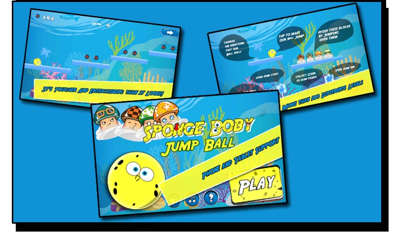 Sponge Boby Jump Ball截图1