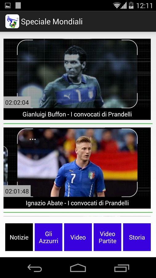 Italia Calcio - Mondiali 2014截图1