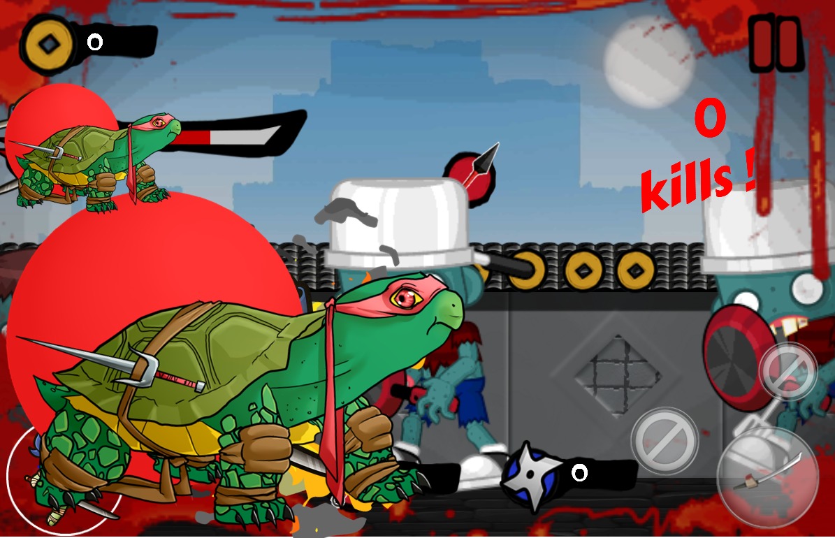 Turtles Killer Zombies HD截图2