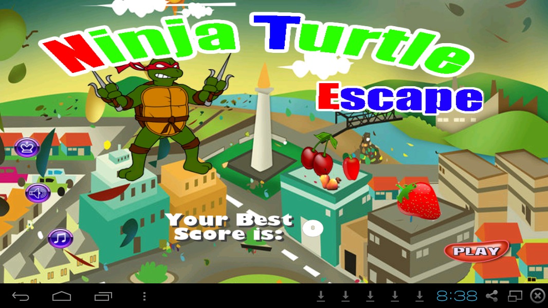 Ninja Turtle Escape截图1