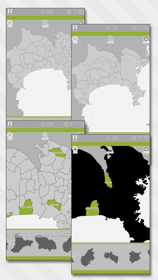 Enjoy L. Kanagawa Map Puzzle截图2