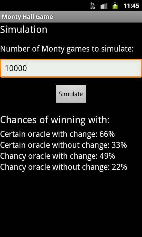 Monty Hall Game截图4