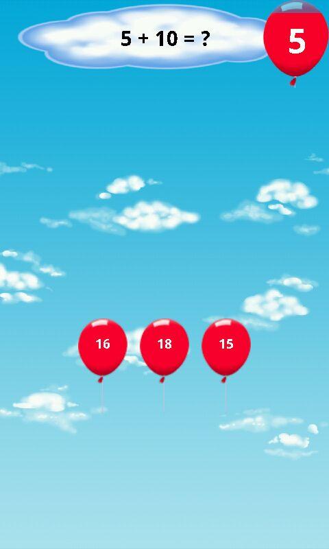 Math Balloon Trouble截图1