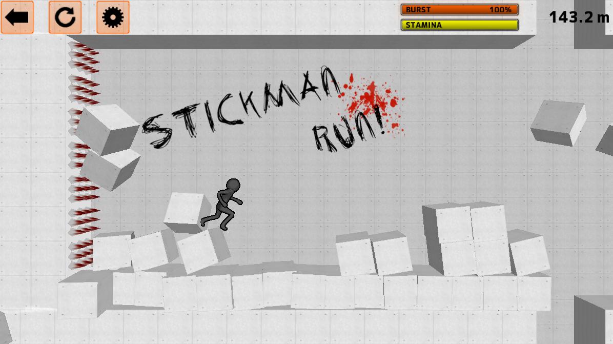 Run! Stickman 2.5D截图1