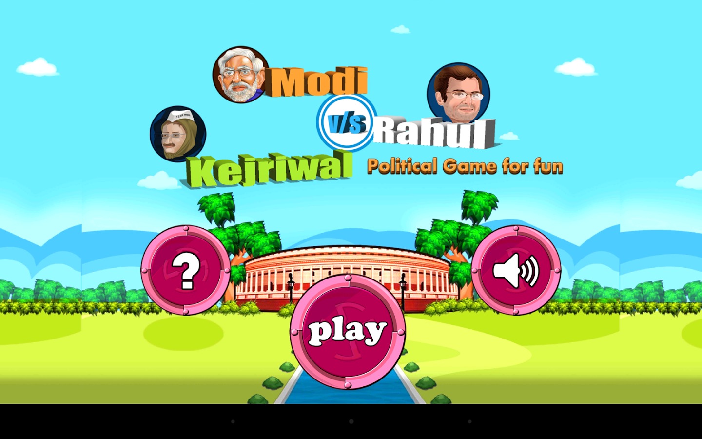 Modi Rahul Kejriwal (Fun Game)截图1