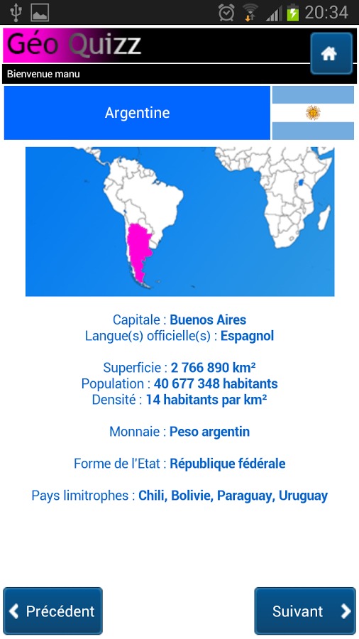 Geo Quizz - Géographie et jeu截图3