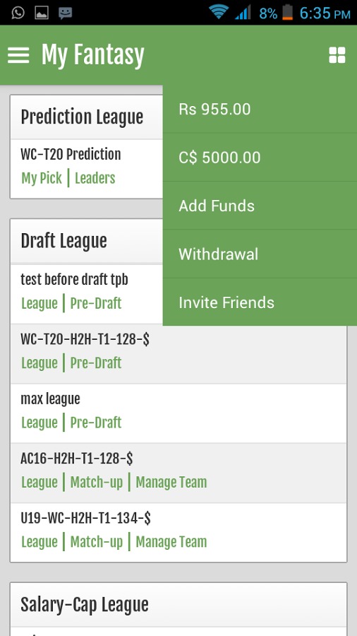 CricBattle Fantasy Cricket截图2