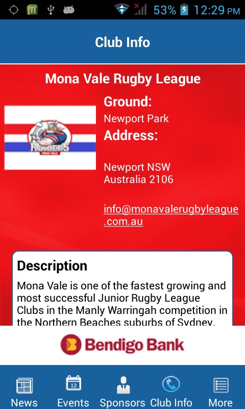 Mona Vale Rugby League Club截图5