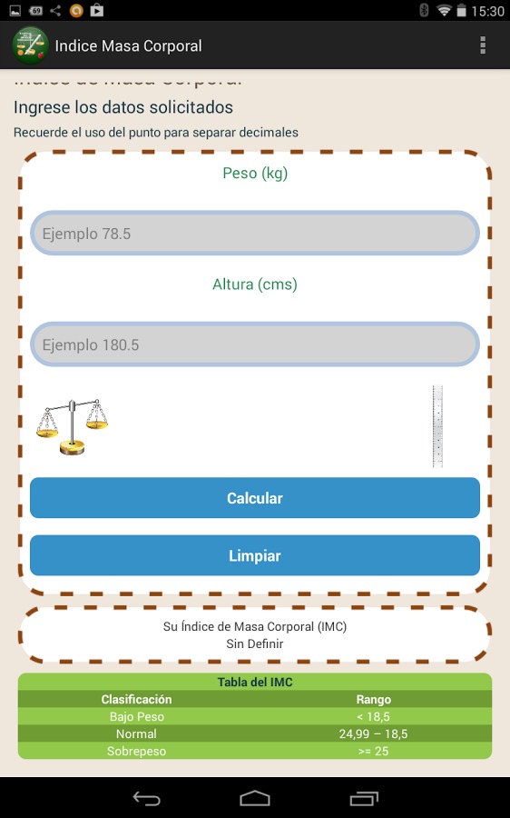 Indice de Masa Corporal截图4