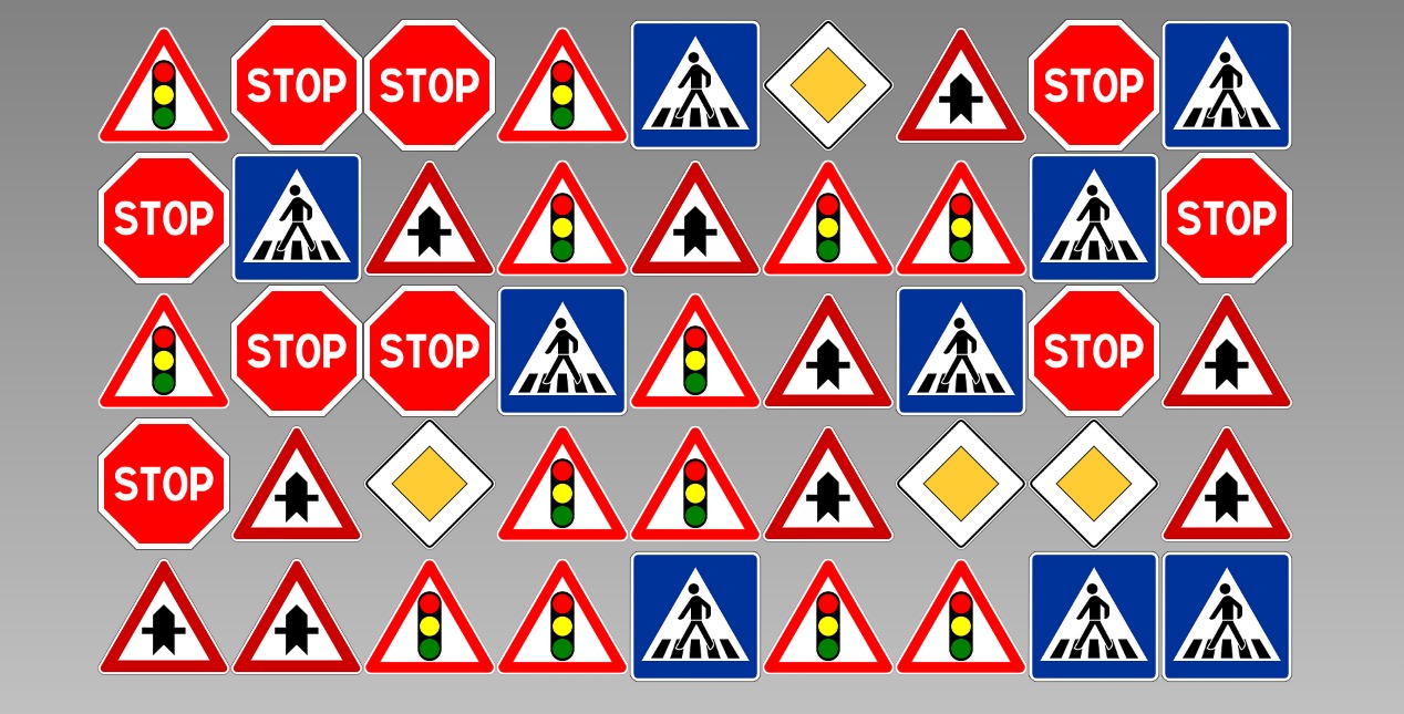 Traffic Signs Puzzle Threes截图2