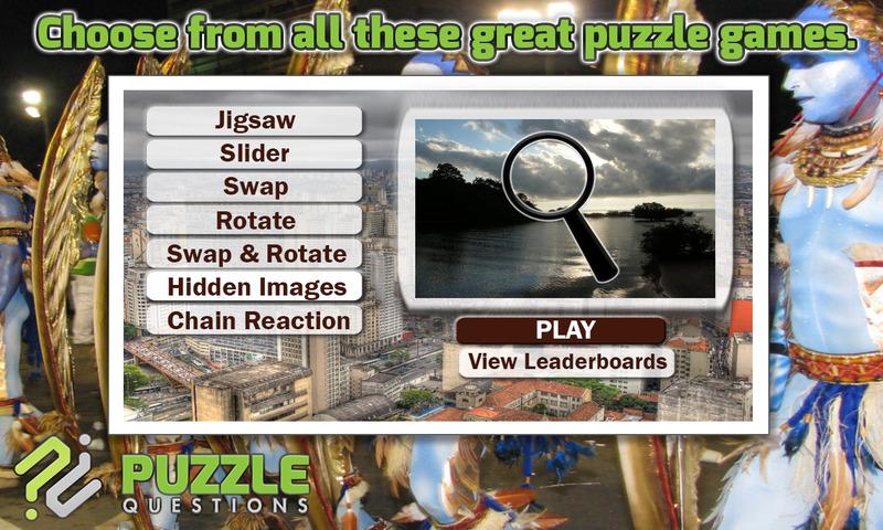 Free Brazil Puzzle Games截图1