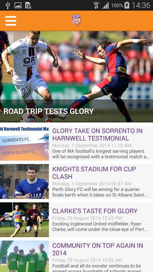 Perth Glory Official App截图1