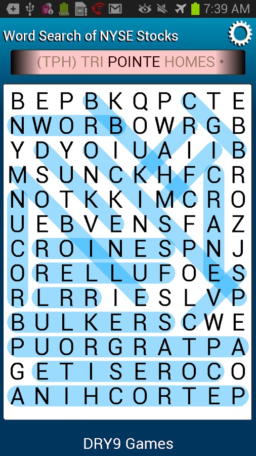 Wall Street Word Search NYSE截图2