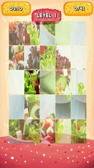 Green salad Jigsaw Puzzle截图4