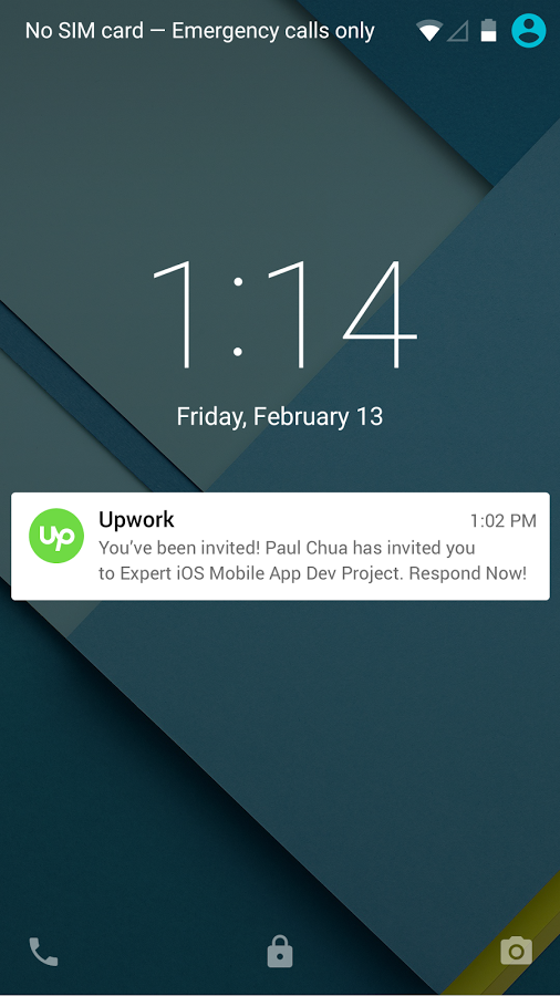 Upwork Messenger截图5