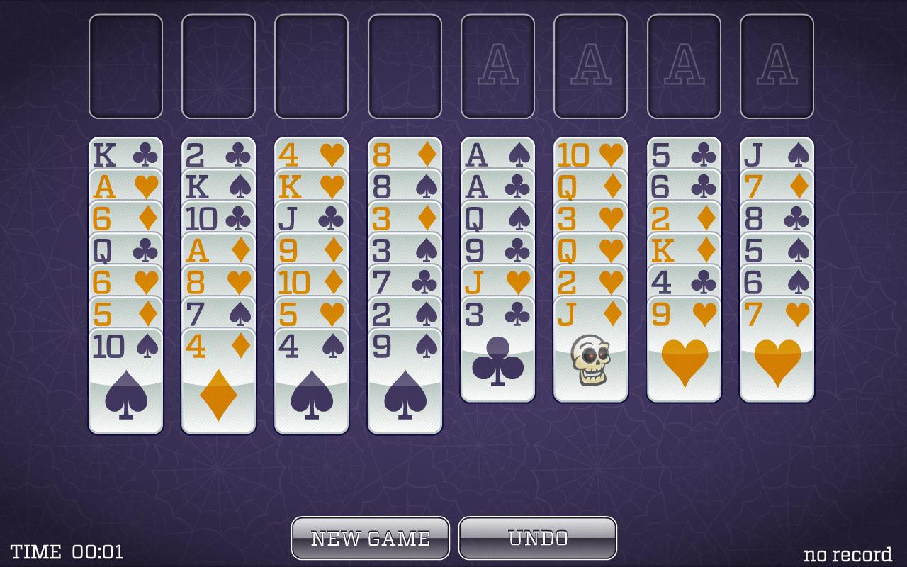 Halloween Solitaire FREE截图3