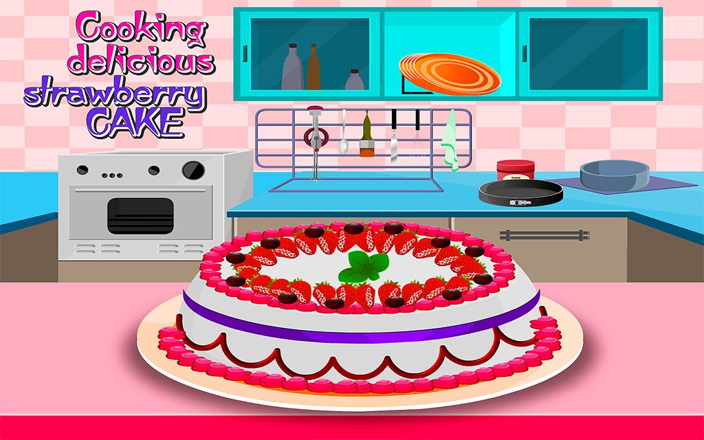 Cooking Strawberry Cake截图1