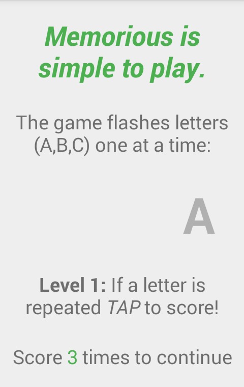 Memorious - Memory Brain Game截图4