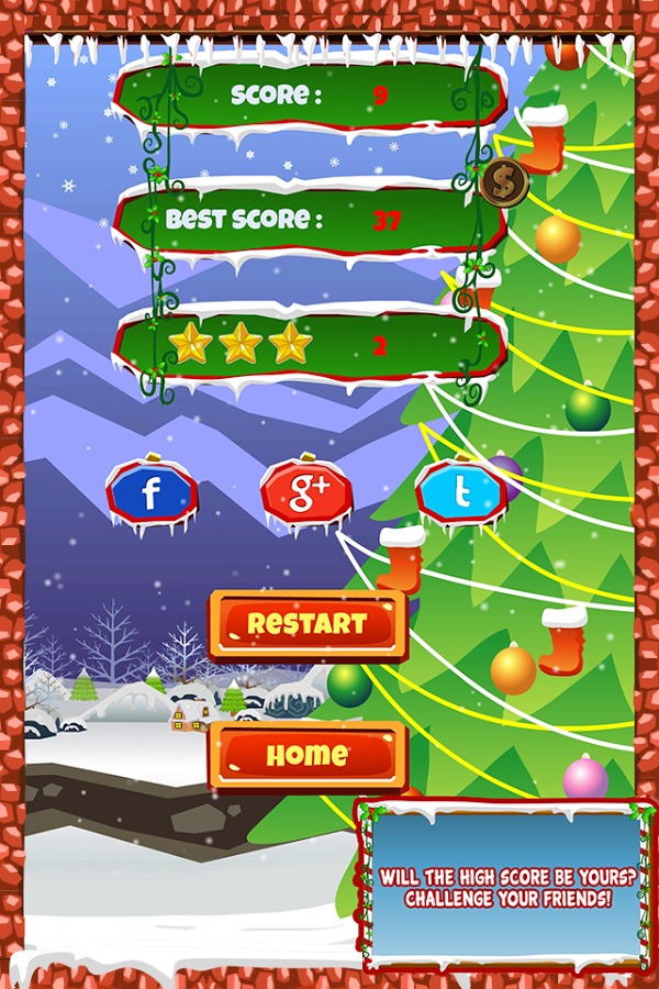 Flappy Snoopy Dog Christmas截图4