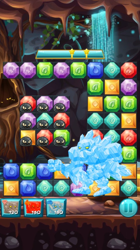 Elemental Jewels - Match 3截图1