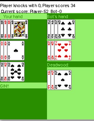 Gin Rummy (Free, No Adverts)截图2